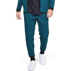 Under Armour Unstoppable Double Knit Spodnie dresowe Niebieski Zielony. Niebieskie spodnie męskie Under Armour, l, bez wzorów, z bawełny. Za 309,95 zł.