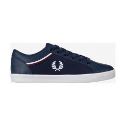 Fred Perry Baseline Tenisówki Niebieski. Niebieskie trampki męskie Fred Perry, bez wzorów, ze skóry, bez zapięcia. Za 421,95 zł.