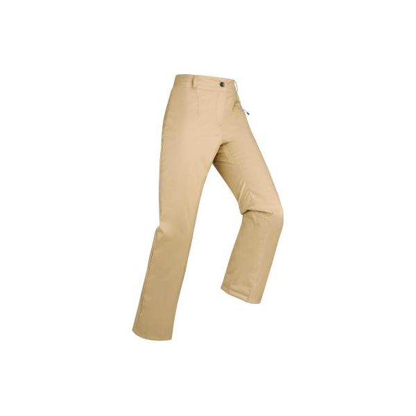 Spodnie narciarskie 100 damskie. Brązowe spodnie damskie WED'ZE, z poliesteru. Za 89,99 zł.