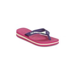 Japonki Dziecko Havaianas BRASIL LOGO. Różowe klapki dziewczęce Havaianas. Za 63,20 zł.