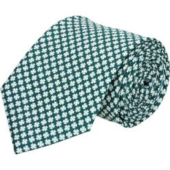 Krawaty męskie: krawat platinum zielony classic 204