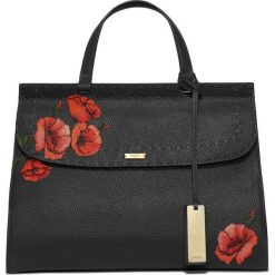 TOREBKA TOTE W.KRUK - MAKI. Czarne torebki worki damskie marki W.KRUK, z bawełny. Za 2490,00 zł.