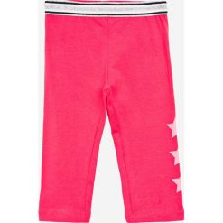 Blukids - Legginsy dziecięce 74-98 cm. Różowe spodnie dziewczęce Blukids, bez wzorów, z elastanu. W wyprzedaży za 14,90 zł.