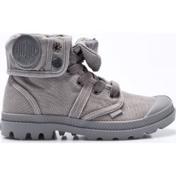 Palladium - Trampki. Szare trampki i tenisówki damskie Palladium, bez wzorów, z materiału, na sznurówki. W wyprzedaży za 299,90 zł.