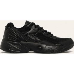 Kappa - Buty Boiz. Czarne sneakersy męskie Kappa, z okrągłym noskiem, bez zapięcia. Za 159,90 zł.