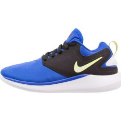 Nike Performance LUNARSOLO Obuwie do biegania treningowe racer blue/white/black. Szare buty do biegania damskie marki Nike Performance, z materiału. W wyprzedaży za 288,15 zł.