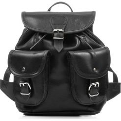 SKÓRZANY PLECAK DAMSKI VINTAGE PAOLO PERUZZI S-69. Czarne plecaki damskie marki Paolo Peruzzi, bez wzorów, ze skóry, vintage. Za 399,00 zł.