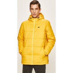 Vans - Kurtka. Żółte płaszcze męskie Vans, m, bez wzorów, z poliesteru, krótkie, z kapturem. W wyprzedaży za 299,90 zł.