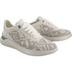 GEOX D828SC D THERAGON 0085 C1001 white, półbuty sportowe damskie. Białe buty sportowe damskie Geox, bez wzorów, ze skóry, sportowe. Za 499,90 zł.