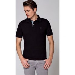 Koszulka Czarna Polo Jack. Czarne koszulki męskie LANCERTO, xl, bez wzorów, z bawełny, klasyczne, z krótkim rękawem. W wyprzedaży za 69,90 zł.