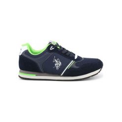 U.S. POLO ASSN. tenisówki męskie 45 niebieskie. Niebieskie trampki męskie U.S. Polo Assn., bez wzorów, na sznurówki. W wyprzedaży za 199,00 zł.