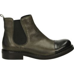 Botki - 4350 NER-TAUP. Zielone botki damskie skórzane Venezia. Za 399,00 zł.