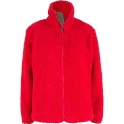 Bluza z polaru baranka bonprix truskawkowy. Czerwone bluzy damskie bonprix, bez wzorów, z polaru, bez rękawów, bez kaptura. Za 59,99 zł.