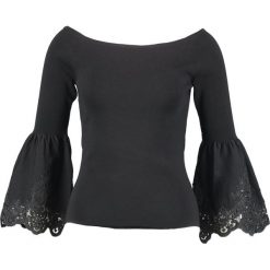 Swetry klasyczne damskie: Coast EVIE TRIM HEM BARDOT Sweter black