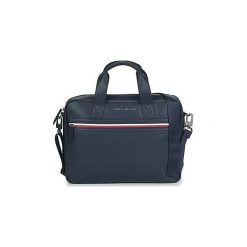 Aktówki / Teczki Tommy Hilfiger ESSENTIAL COMPUTER BAG PIQUE. Niebieskie aktówki męskie TOMMY HILFIGER, bez wzorów. Za 529,00 zł.