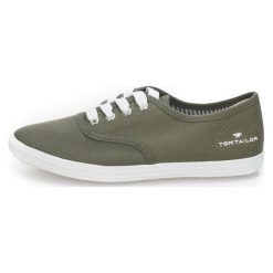 Tom Tailor Tenisówki Damskie 36 Khaki. Brązowe tenisówki damskie marki Tom Tailor, na sznurówki. W wyprzedaży za 93,00 zł.