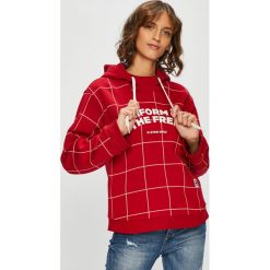 G-Star Raw - Bluza. Czerwone bluzy damskie G-Star RAW, s, bez wzorów, z elastanu, bez rękawów, z kapturem. W wyprzedaży za 339,90 zł.
