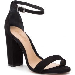 Sandały SCHUTZ - S 20148 0016 0088 U Black. Czarne klapki damskie Schutz, bez wzorów, ze skóry, bez obcasa, na obcasie. Za 549,00 zł.