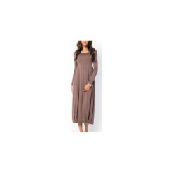 SUKIENKA CLASSIC | MIDI CAPPUCCINO. Brązowe sukienki na komunię marki Meleksima, na co dzień, l, z materiału, midi, oversize. Za 125,30 zł.