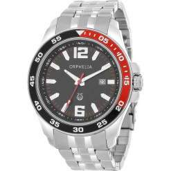 Zegarek kwarcowy w kolorze srebrno-czarnym. Szare, analogowe zegarki męskie Esprit Watches, ze stali. W wyprzedaży za 181,95 zł.