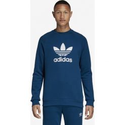 Adidas Originals Trefoil Warm-Up Bluza Niebieski. Niebieskie bluzy męskie adidas Originals, s, z nadrukiem, z bawełny, bez kołnierzyka, bez rękawów, bez kaptura. Za 266,95 zł.