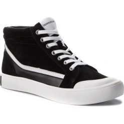 Sneakersy CALVIN KLEIN JEANS - Doris R0797 Black/White/Black. Czarne półbuty damskie Calvin Klein Jeans, z jeansu. W wyprzedaży za 319,00 zł.