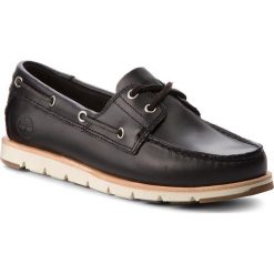 Mokasyny TIMBERLAND - Camden Falls Fg Boat A1MWF Dark. Czarne mokasyny damskie Timberland, na co dzień, bez wzorów, ze skóry, bez obcasa, na płaskiej podeszwie, bez zapięcia. W wyprzedaży za 379,00 zł.