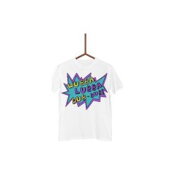 Koszulka Wubba Lubba Dub Dub Męska. Białe koszulki męskie Failfake, s, bez wzorów, bez kołnierzyka, bez rękawów. Za 130,00 zł.
