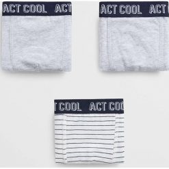 Mango Kids - Bokserki dziecięce Act 110-164 cm (3 pack). Szare majtki chłopięce Mango Kids, bez wzorów, z elastanu. Za 59,90 zł.