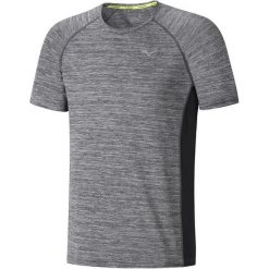 Mizuno Koszulka Do Biegania Alpha Tee/Black Melange M. Czarne koszulki sportowe męskie marki Mizuno, s, do biegania. W wyprzedaży za 109,00 zł.