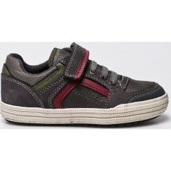 Geox - Tenisówki dziecięce. Szare buty chłopięce sportowe marki Geox, ze skóry. W wyprzedaży za 169,90 zł.