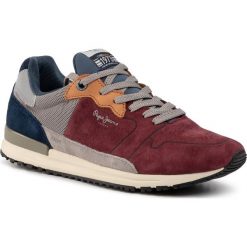 Sneakersy PEPE JEANS - Tinker Pro Racer PMS30582 Bordeaux 298. Czerwone sneakersy męskie Pepe Jeans, bez zapięcia. W wyprzedaży za 339,00 zł.