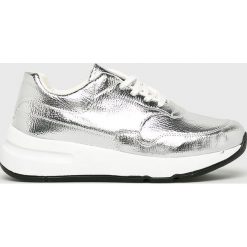 Answear - Buty. Szare buty sportowe damskie ANSWEAR, bez wzorów, ze skóry, sportowe. W wyprzedaży za 99,90 zł.