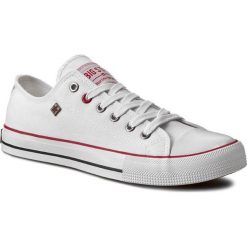 Trampki BIG STAR - T174102 White. Białe półbuty męskie marki BIG STAR, na co dzień, bez wzorów, z gumy, eleganckie, bez zapięcia. Za 89,00 zł.