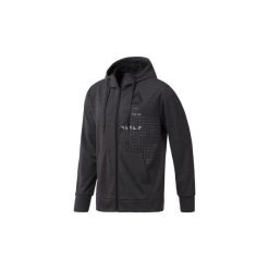 Bluzy Reebok Sport Bluza z kapturem Speedwick Full-Zip. Szare bluzy męskie rozpinane marki Reebok Sport, m, z kapturem. Za 279,00 zł.