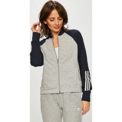 Adidas Performance - Bluza. Szare bluzy damskie adidas Performance, s, z nadrukiem, z bawełny, bez rękawów, bez kaptura. W wyprzedaży za 159,90 zł.