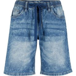 Bermudy dżinsowe ze stretchem bonprix niebieski. Niebieskie jeansy damskie bonprix. Za 89,99 zł.