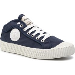 Trampki PEPE JEANS - In-G Hi Woman PLS30876 Navy 595. Niebieskie półbuty damskie Pepe Jeans, bez wzorów, z jeansu, bez zapięcia. W wyprzedaży za 169,00 zł.