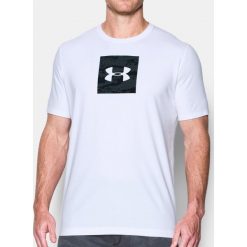 Under Armour Koszulka męska Camo Boxed Logo SS biała r. XS (1297954-100). Zielone t-shirty męskie Under Armour, xs. Za 76,62 zł.