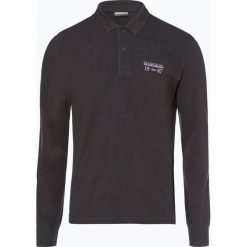 Napapijri - Męska koszulka polo – Erthow, szary. Szare koszulki polo Napapijri, l, z długim rękawem. Za 349,95 zł.
