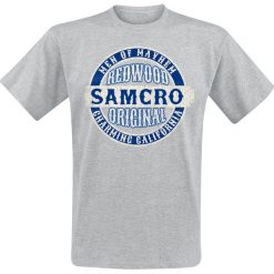 Sons Of Anarchy Blue Original T-Shirt odcienie szarego. Szare t-shirty męskie marki Sons Of Anarchy, s, z nadrukiem, z okrągłym kołnierzem. Za 54,90 zł.