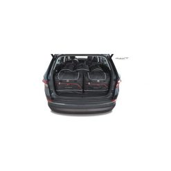 SKODA KODIAQ, 2017- TORBY DO BAGAŻNIKA 5 SZT KJUST - 7037023. Szare torby podróżne KJUST, bez wzorów, z kauczuku, klasyczne. Za 1299,00 zł.