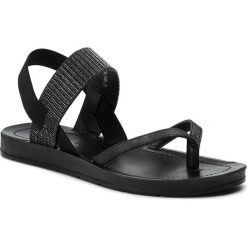 Sandały BASSANO - WSL996-21 Black. Czarne klapki damskie Bassano, bez wzorów, ze skóry ekologicznej, bez obcasa. Za 49,99 zł.