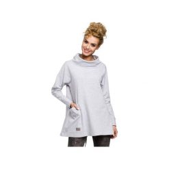 M260 Bluza oversize z kominem i kieszenią. Bluzy damskie Moe, xl, z elastanu. Za 291,87 zł.