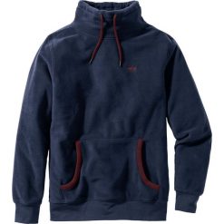 Bluza z polaru z kapturem Regular Fit bonprix ciemnoniebieski. Niebieskie bejsbolówki męskie bonprix, l, z polaru, z kapturem. Za 69,99 zł.