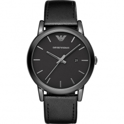Zegarek EMPORIO ARMANI - Luigi AR1732 Black/Black. Czarne zegarki męskie Emporio Armani. Za 849,00 zł.