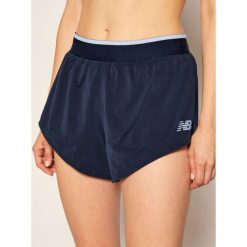 Szorty sportowe New Balance Q Speed Track WS03265. Niebieskie spodenki sportowe damskie New Balance, xs, bez wzorów, sportowe. Za 179,00 zł.
