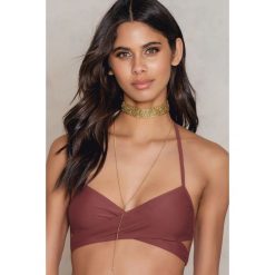NA-KD Swimwear Góra od bikini cross front - Red. Czerwone bikini marki NA-KD Swimwear. Za 80,95 zł.