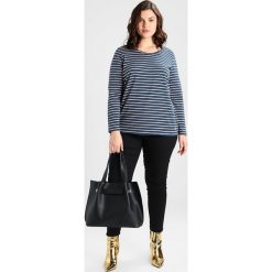 Bluzki asymetryczne: ADIA ROUND NECK LONG SLEEVES AND STRIPES Bluzka z długim rękawem blue/cameo
