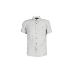 Koszule z krótkim rękawem Quiksilver WATERFALLS. Szare koszule męskie Quiksilver, s, bez wzorów, bez kołnierzyka, z krótkim rękawem. Za 175,20 zł.